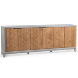Ambrose 6 Door Cabinet, Soft Coastal