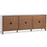 Ambrose 6 Door Cabinet, Soft Coastal