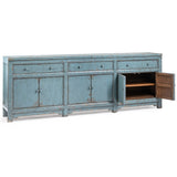Winford 6 Door Cabinet, Harbor Blue