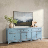 Winford 6 Door Cabinet, Harbor Blue