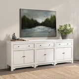 Winford 6 Door Cabinet, Coastal Cream