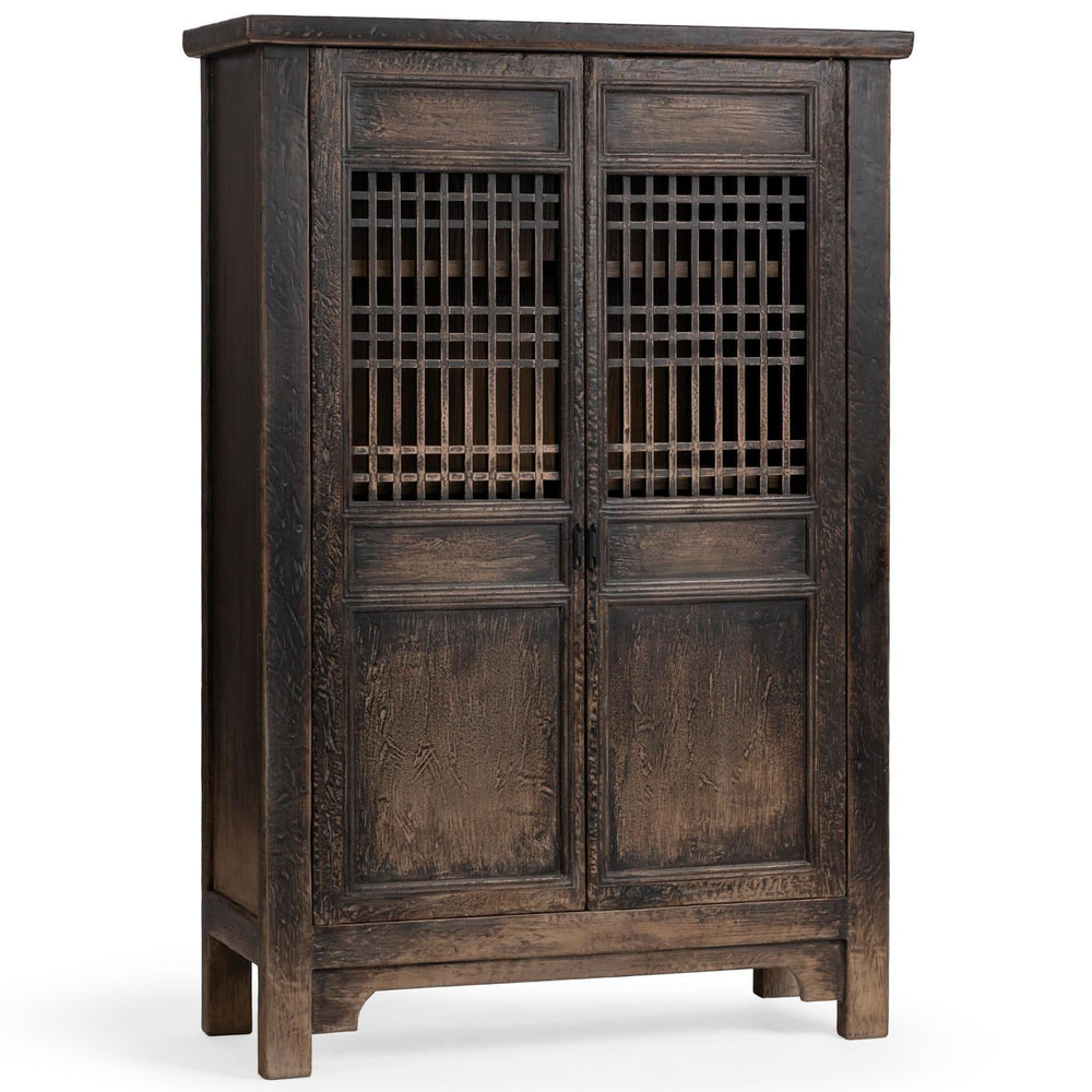 Suri Tall Cabinet, Weathered Black