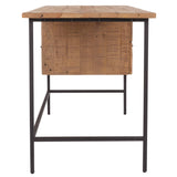 Industrial Desk, Natural-Furniture - Office-High Fashion Home
