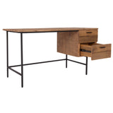 Industrial Desk, Natural-Furniture - Office-High Fashion Home