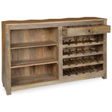 Prism Bar Cabinet, Natural-Furniture - Storage-High Fashion Home