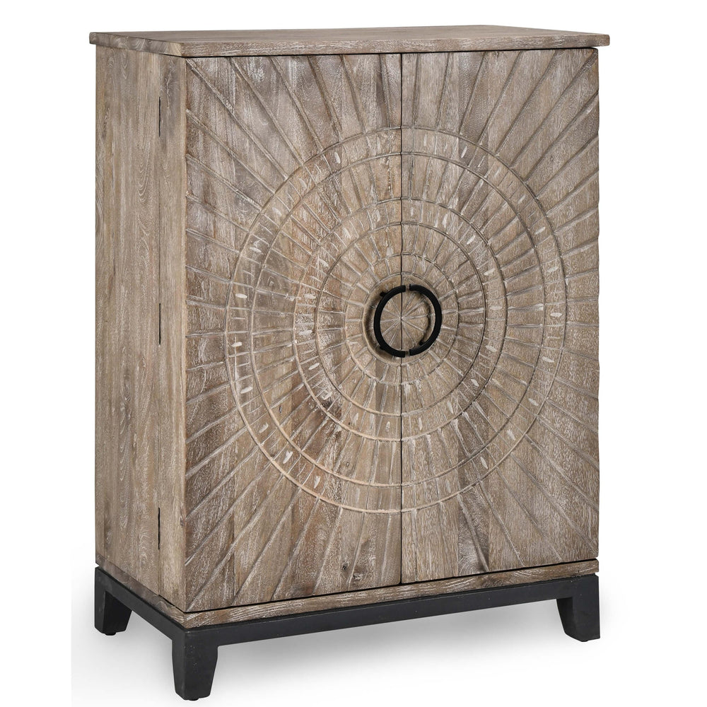 Vivienne Bar Cabinet, Light Gray-Furniture - Storage-High Fashion Home