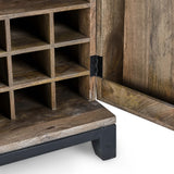 Vivienne Bar Cabinet, Light Gray-Furniture - Storage-High Fashion Home