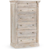 Adelaide 6 Drawer Chest, Natural White Wash-Furniture - Bedroom-High Fashion Home