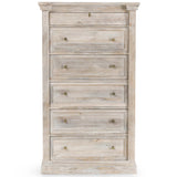 Adelaide 6 Drawer Chest, Natural White Wash-Furniture - Bedroom-High Fashion Home