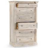 Adelaide 6 Drawer Chest, Natural White Wash-Furniture - Bedroom-High Fashion Home