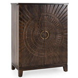 Vivienne Bar Cabinet, Bark Brown-Furniture - Storage-High Fashion Home