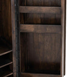 Vivienne Bar Cabinet, Bark Brown-Furniture - Storage-High Fashion Home