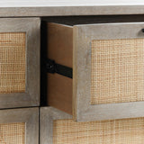 Jensen 6 Drawer Dresser, Meadow Taupe-Furniture - Bedroom-High Fashion Home