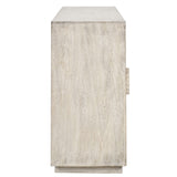 Apollo 4 Door Cabinet, Coastal White-Furniture - Storage-High Fashion Home
