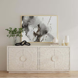 Apollo 4 Door Cabinet, Coastal White-Furniture - Storage-High Fashion Home