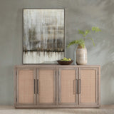 Jensen 4 Door Cabinet, Taupe