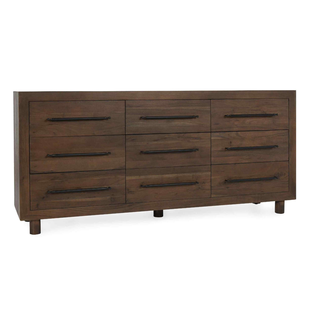 Jaxon 9 Drawer Dresser, Harvest Brown-Furniture - Bedroom-High Fashion Home