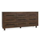 Jaxon 9 Drawer Dresser, Harvest Brown-Furniture - Bedroom-High Fashion Home