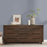 Jaxon 9 Drawer Dresser, Harvest Brown-Furniture - Bedroom-High Fashion Home