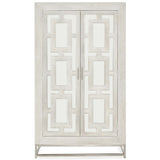 Adina Tall Cabinet, White Washed-Furniture - Storage-High Fashion Home