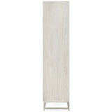 Adina Tall Cabinet, White Washed-Furniture - Storage-High Fashion Home
