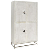 Adina Tall Cabinet, White Washed-Furniture - Storage-High Fashion Home