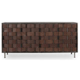 Komo 4 Door Cabinet, Barrel Brown