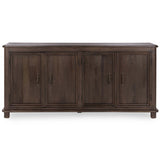 Brookside 4 Door Cabinet, Cocoa Brown-Furniture - Storage-High Fashion Home