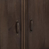 Brookside 4 Door Cabinet, Cocoa Brown-Furniture - Storage-High Fashion Home