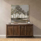 Brookside 4 Door Cabinet, Cocoa Brown-Furniture - Storage-High Fashion Home