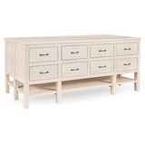 Workstation Cabinet, Creamwood-Furniture - Storage-High Fashion Home
