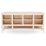 Workstation Cabinet, Creamwood-Furniture - Storage-High Fashion Home