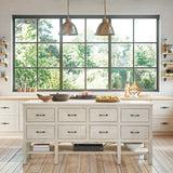 Workstation Cabinet, Creamwood-Furniture - Storage-High Fashion Home