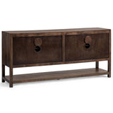 Costa 4 Door Cabinet, Tundra Brown
