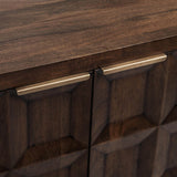Costa 4 Door Cabinet, Tundra Brown