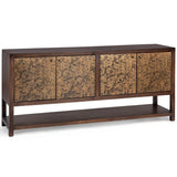 Avara 4 Door Cabinet, Brown