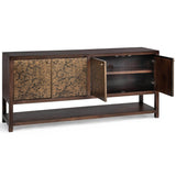 Avara 4 Door Cabinet, Brown