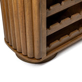 Novara Bar Cabinet, Molten Walnut