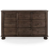 Brookside 9 Drawer Dresser, Cocoa Brown