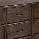 Brookside 9 Drawer Dresser, Cocoa Brown