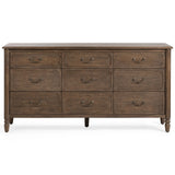 Margaux 9 Drawer Dresser, Toasted Chestnut
