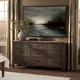 Margaux 9 Drawer Dresser, Toasted Chestnut