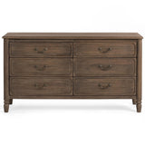 Margaux 6 Drawer Dresser, Toasted Chestnut