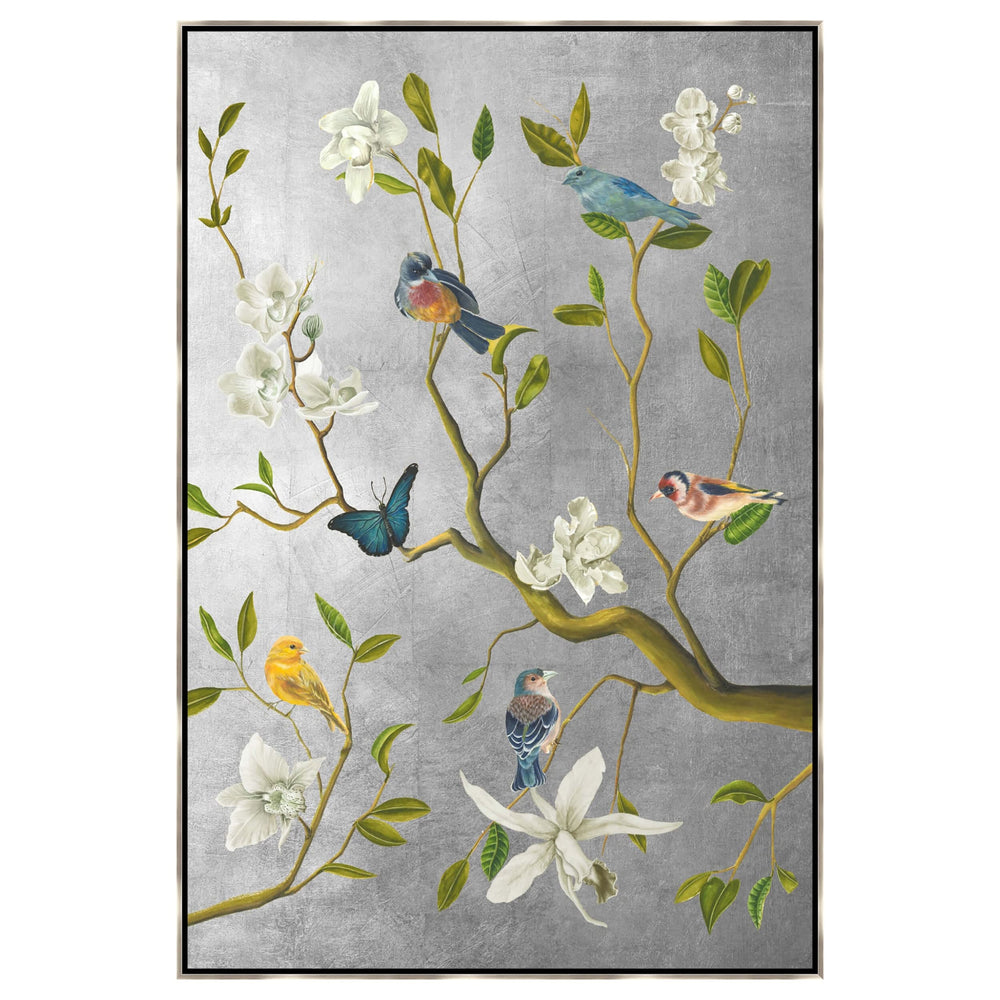 Silver in Springtime Framed-Accessories Artwork-High Fashion Home
