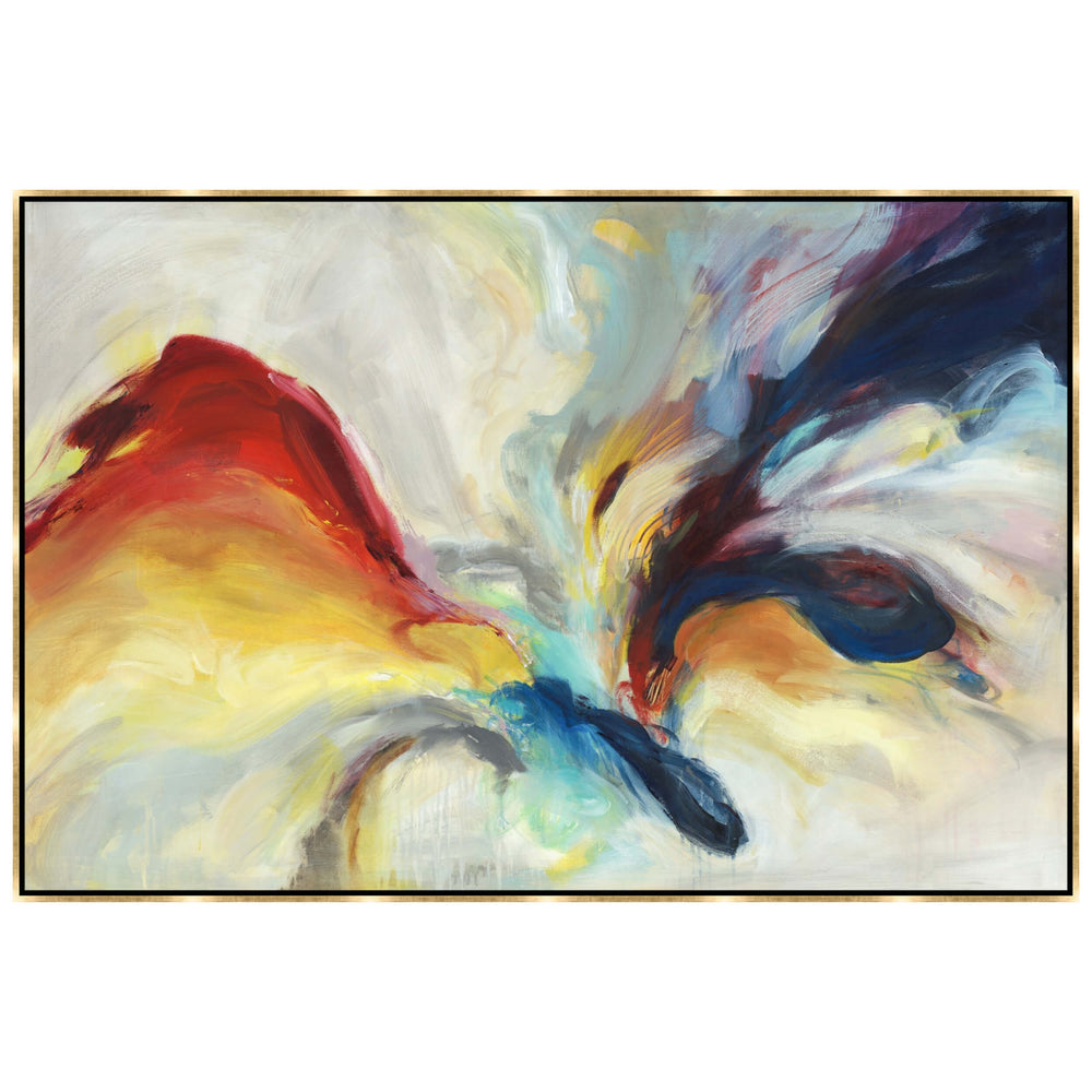 Color Explosion in Poly Gold Float Frame 36PUEC1607