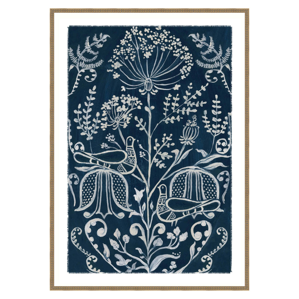 Moonlit Petals I Glass Framed-Accessories Artwork-High Fashion Home