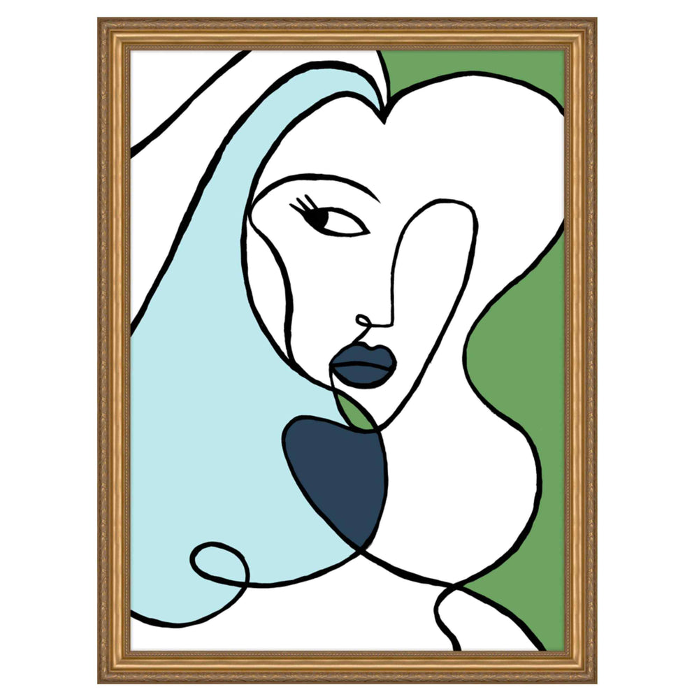 Lithe Reflections I Mirror Framed