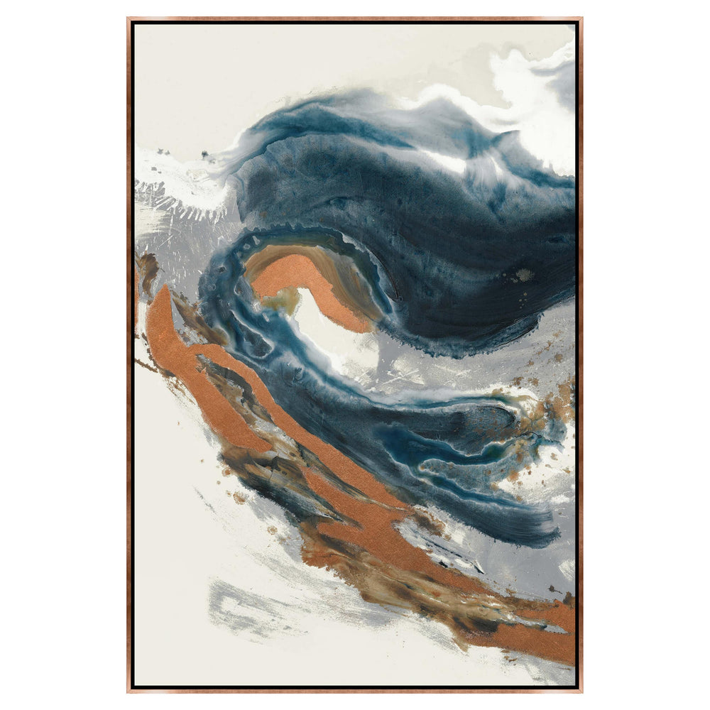 Silvery Wave III Framed-Accessories Artwork-High Fashion Home