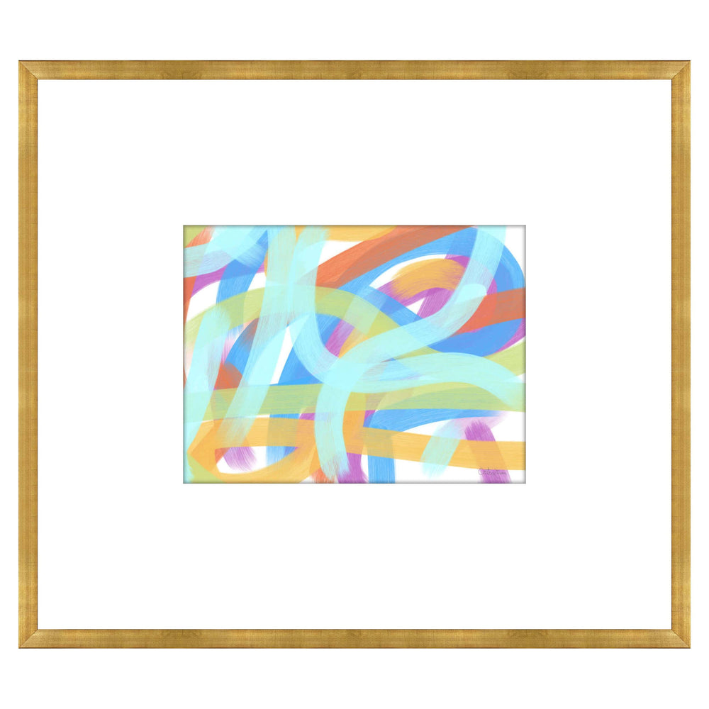 Rainbow Line I Framed-Accessories Artwork-High Fashion Home