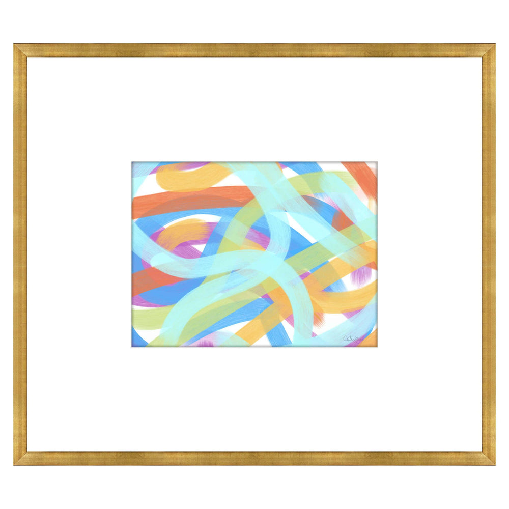 Rainbow Line II Framed-Accessories Artwork-High Fashion Home